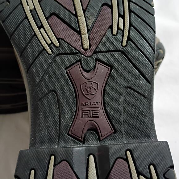 ARIAT 12EE Men’s Terrain Boots Leather Advanced Torque Stability Hikers - Picture 11 of 16